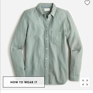 J.Crew Gauze Shirt